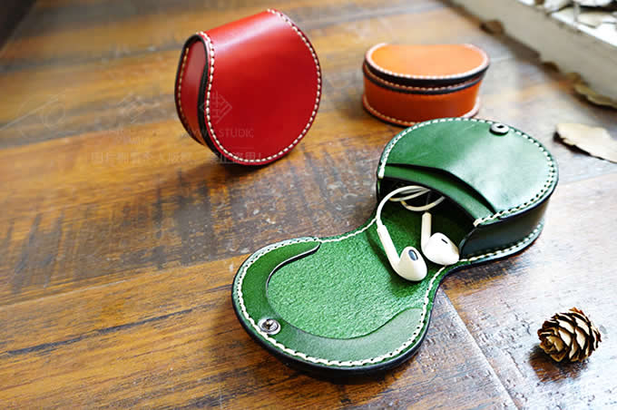 Handmade Leather Earphone Case - FeelGift