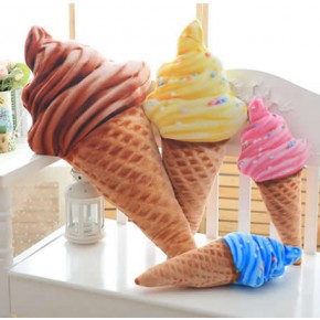 Ice cream shaped sales pillow