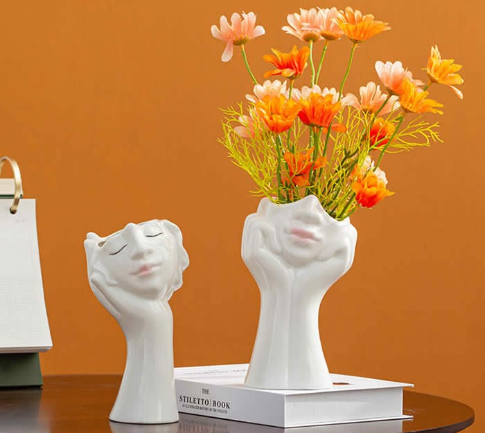  Simple Abstract Figure Art Vase, Desktop Decoration Ornament