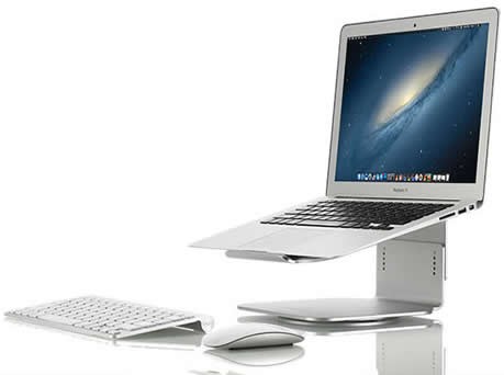 Aluminium Adjustable Laptop Cooling Stand Holder for size 12"-17"  Apple MacBook  & PC Laptop