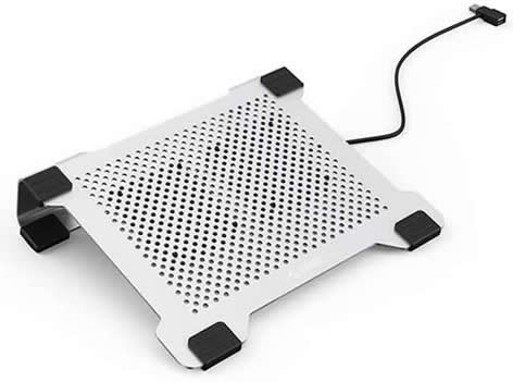 Aluminum alloy  Laptop Cooling Pad For 11-15 inch Apple MacBook & PC Laptop