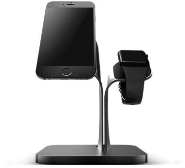 Aluminum Charging Dock Station Charger Holder Stand For SmartPone iPad Apple Watch
