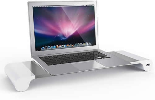 Aluminum Unibody Monitor / iMac Stand With 4-Port USB Hub 