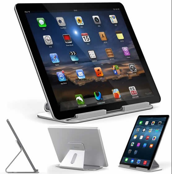 Aluminum  Multi-angle Portable Stand for 7 to 13-Inch Tablets, iPad Pro,Surface Pro