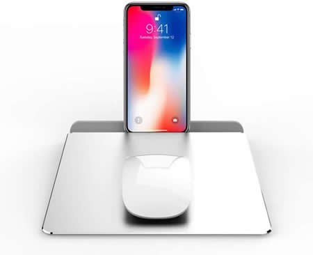 Aluminum Multifunctional Mouse Pad  with Tablet or Smartphone Stand