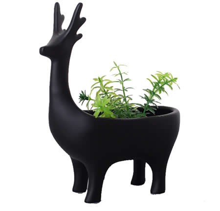 Art Creative Resin Deer Flower Pot