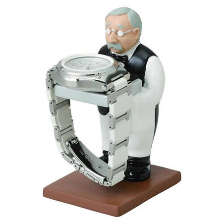 Astronaut & Old Man Watch Jewelry  Display Stand