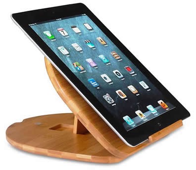 Bamboo  Adjustable Ipad Stand