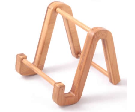 Bamboo Universal Desk Desktop Tablet iPad Charging Stand Mount 