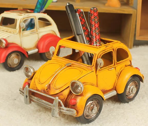Beetle Model Kit Car Pen Holder