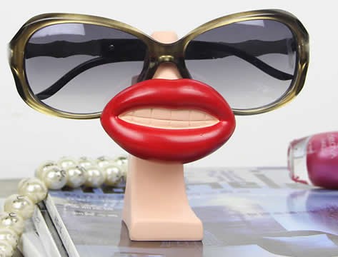 Big Lips Sunglasses Glasses Holder / Spectacle Display Stand