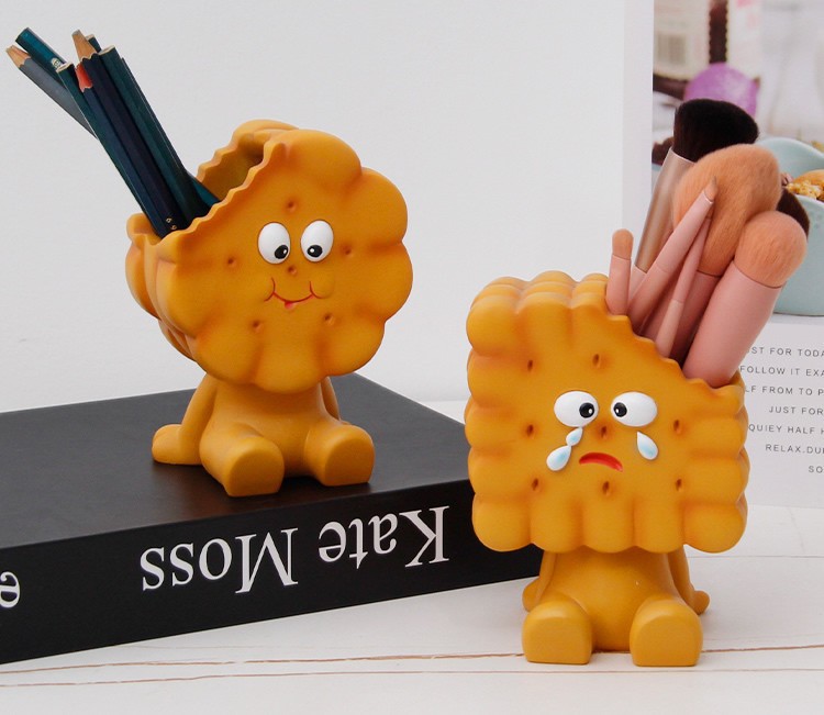 Biscuit Doll Pen Holder, Unique Design Gift