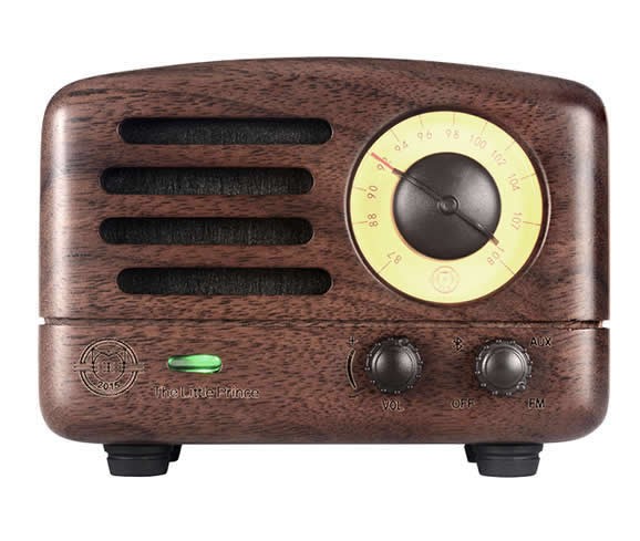 Bluetooth Wooden Speaker and FM Radio