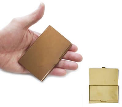 Brass Business Card Case