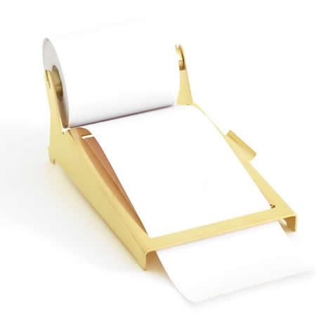 Brass Note Pad Holder Memo Dispensers 