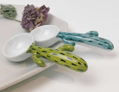 Cactus Ceramic Spoon