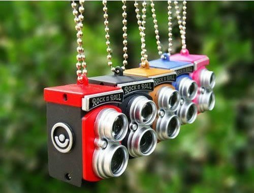 2pcs   Micro Camera Style Key Chain