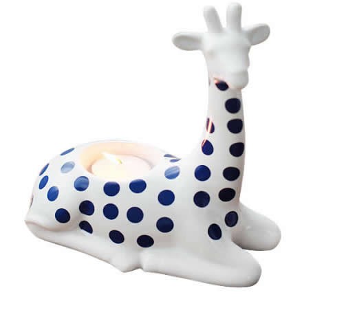 Ceramic Giraffe Candle Holder