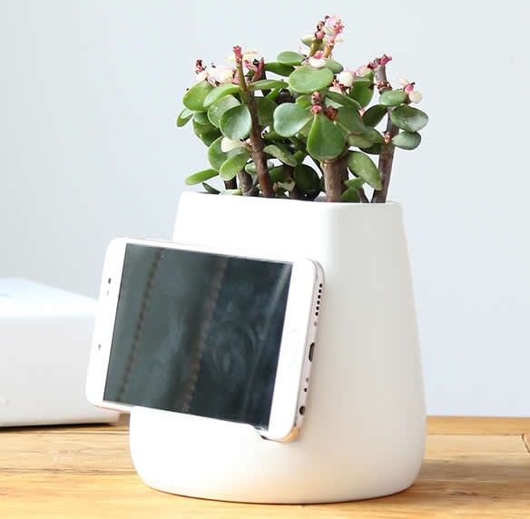 Ceramic Vase Smartphone Holder Stand