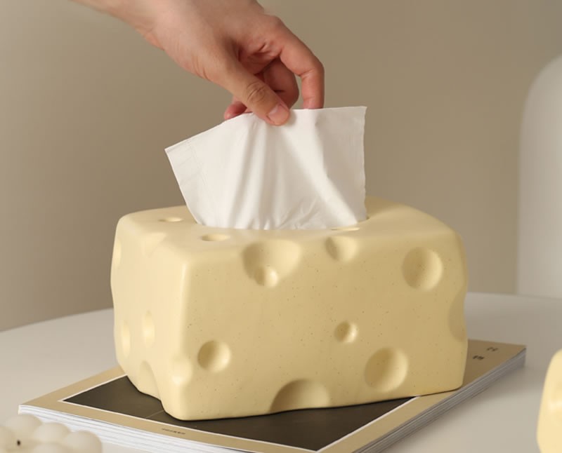 Creative Cheese Shaped Tissue Box