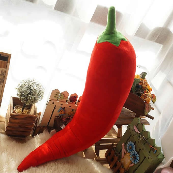 Chili Pepper  Shaped Pillow Cushion Plush Stuffed