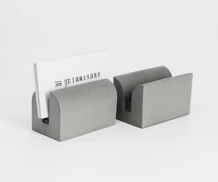 Concrete Business Card Holder