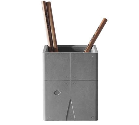 Concrete Cement Pencil Cup