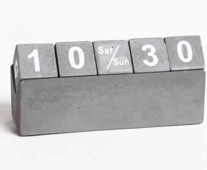 Concrete Cubes Perpetual Calendar