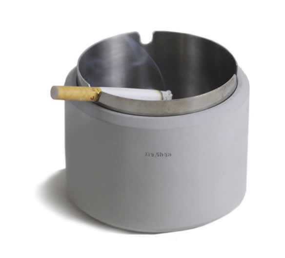 Concrete  Round Cigarette Ashtray Holder for Home