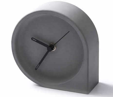 Concrete  Desk Clock