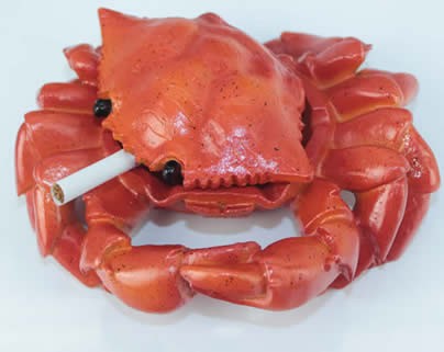 Crab ashtray