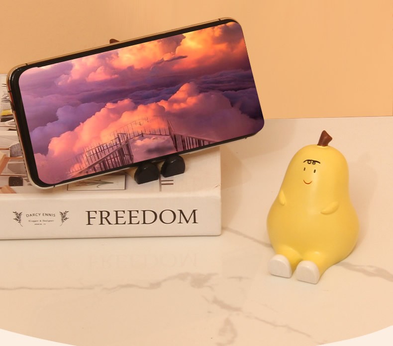 Creative Cartoon Fruit Phone Stand,Desktop Ornaments