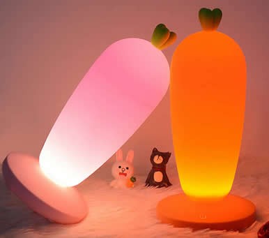 Cute Carrot Rechargeable Night Light