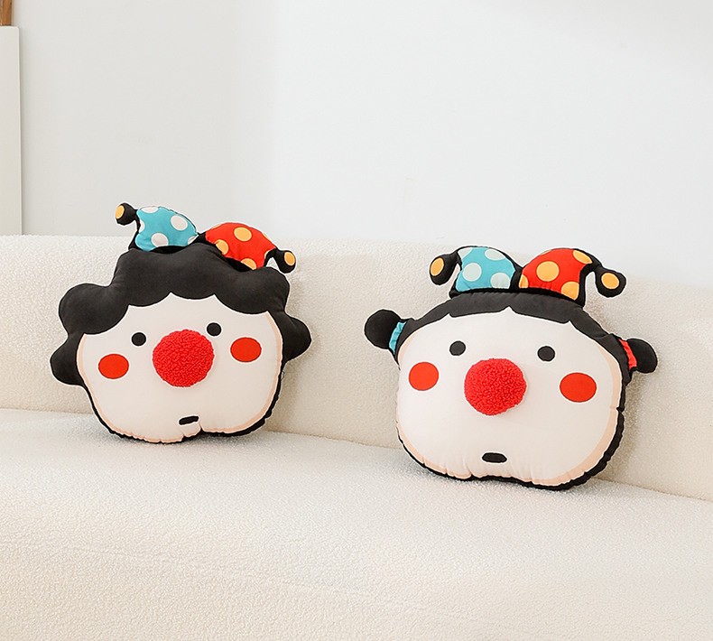 Cute Cartoon Boy And Girl Plush Pillow, Holiday Gift