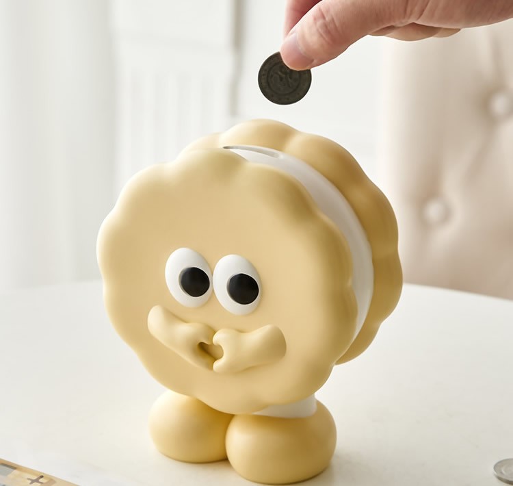 Cute Cartoon Sandwich Biscuits Piggy Bank,Creative Gift