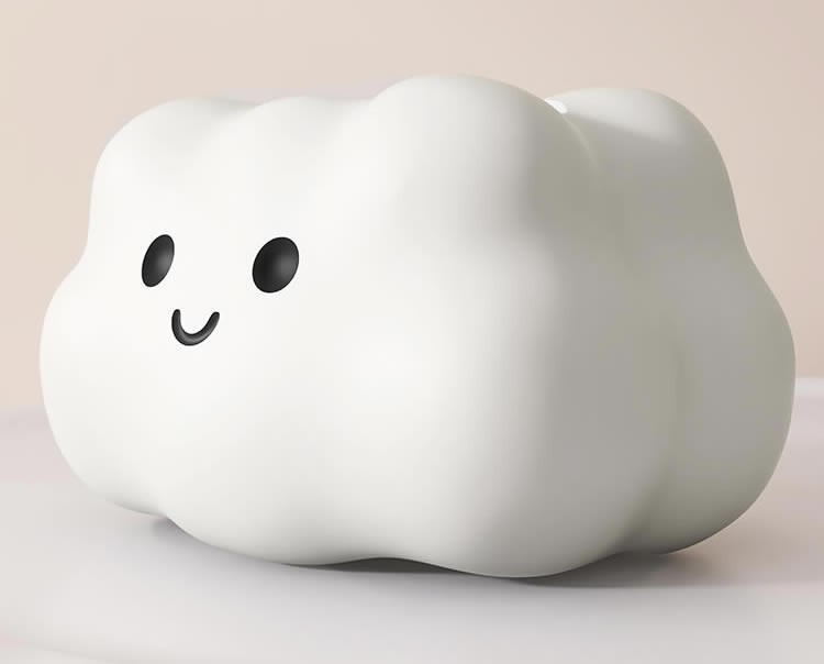 Cute Cloud Smiley Tissue Box