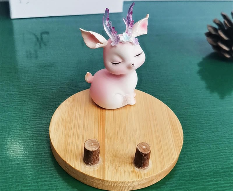 Cute Pink Deer Phone Holder
