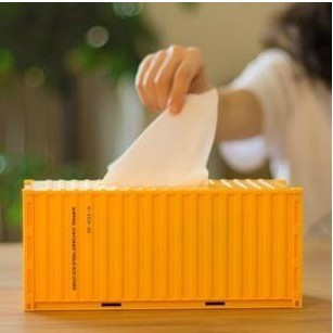  DIY Shipping Container Style Tissue Box