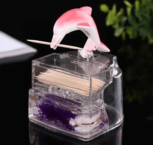 Dolphin Automatic Toothpick Holder