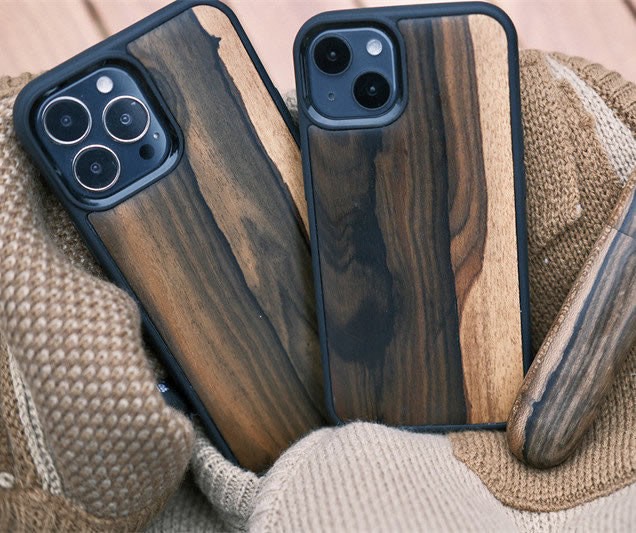 Elegant Wooden Iphone Case With Natural Ambiance