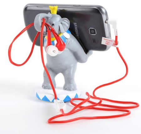 Elephant Cell Phone Stand Charging Dock Holder