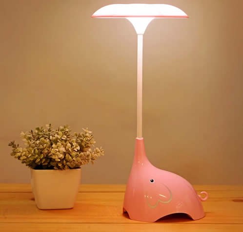 USB  Elephant  Rechargeable Eye-Care LED Desk Lamp 