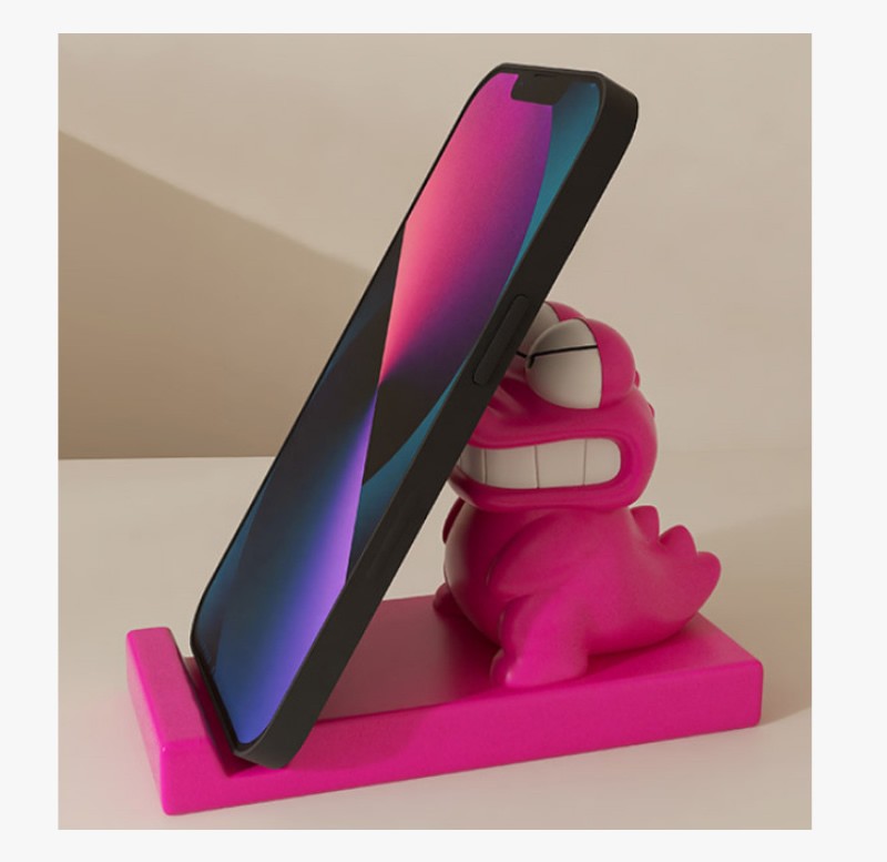 Evil Little Crocodile Phone Holder, Funny Desktop Decoration