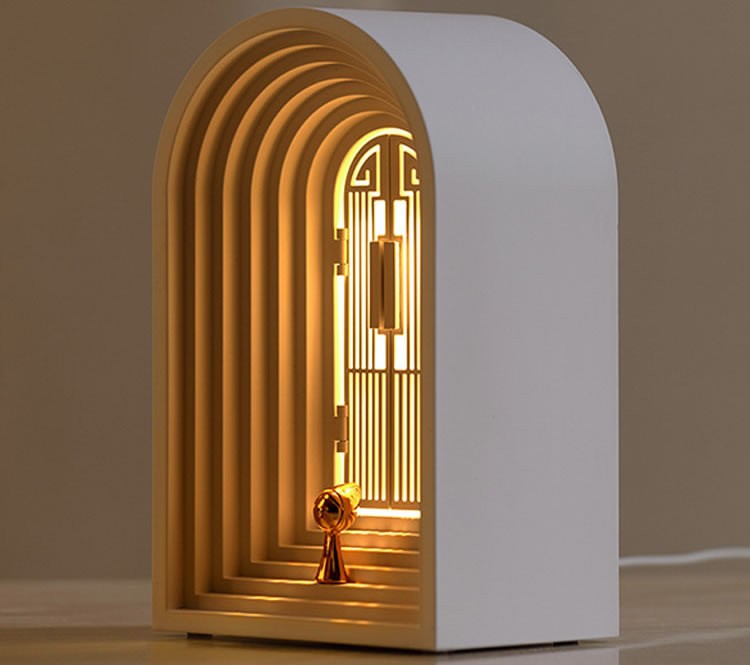 Exquisite Future Door Night Light With Speaker Function