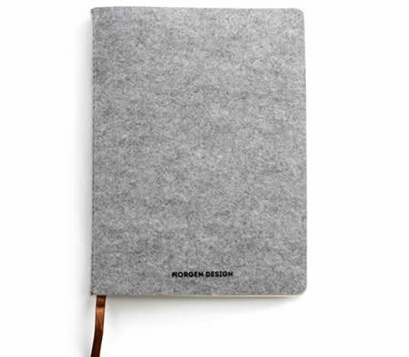 Wool Felt Cover  Notebook
