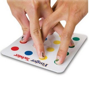 Mini Version of  Finger Twister Board Game