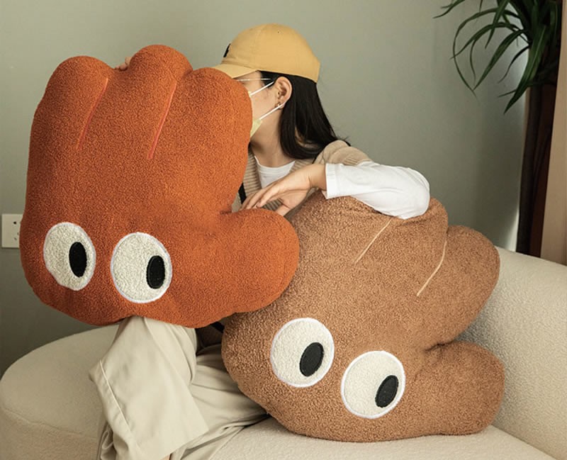 Fun Big Hand Palm Plush Toy Sofa Cushion