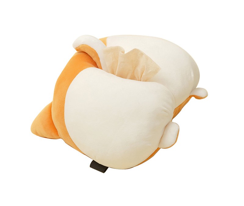 Fun Plush Shiba Inu Dog Butt Tissue Box