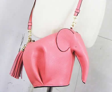  Genuine Leather Elephant Shoulder Bag