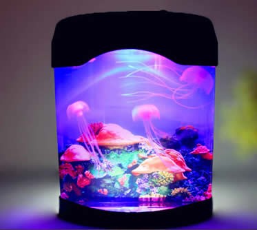 Glowing Effect Artificial Jellyfish Aquarium 